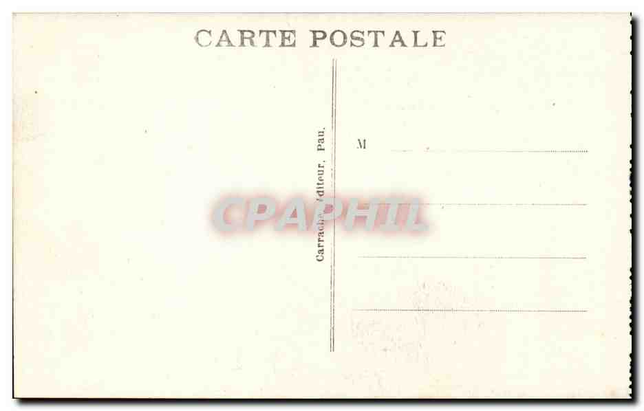 Pau CPA Chaetau Henri IV La chambre de Louis XIV — Verso