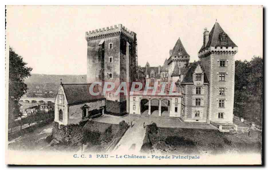 Pau — Le Château — Façade Principale — G.C. 3