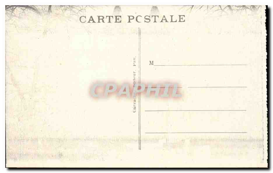 Pau — Le Château — Façade Principale — G.C. 3 — Verso