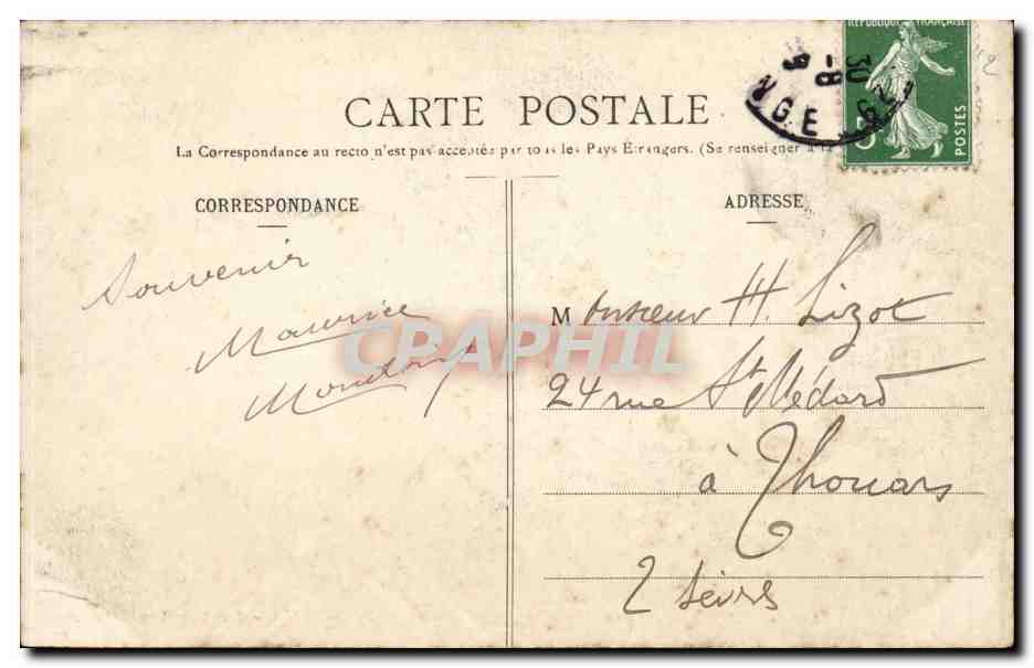 Paris - 5 - Jardin des Plantes - Les Commorans -- CPA  — Rückseite