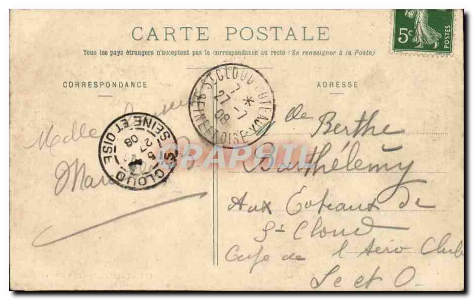 Paris - 16 - Bois de Boulogne - Sur les Bords du Lac - Enfant - CPA  — Rückseite