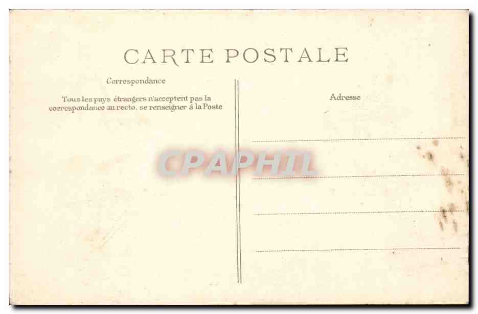 Paris - Champ de Courses de Longchamp - La Tribune Presidentielle - CPA  — Rückseite