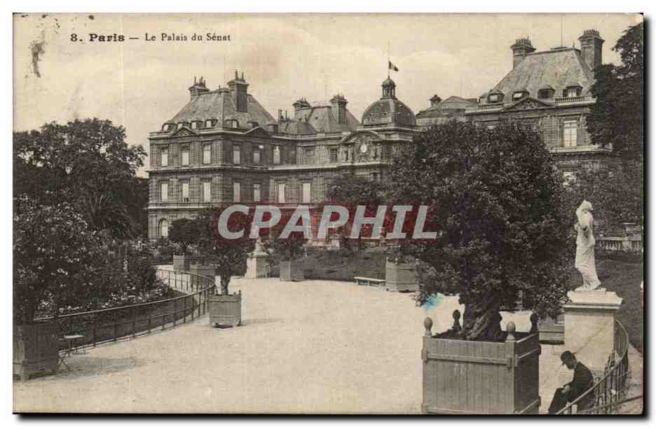 Paris - 8 - Le Palais du Senat - CPA 
