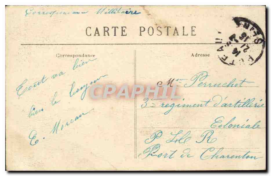 Paris - 8 - Le Palais du Senat - CPA  — Verso