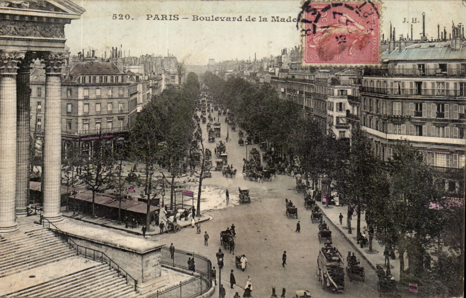 Paris - 8 - Boulevard de la Madeleine - CPA 