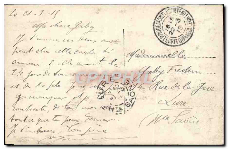 Fantaisie - Enfants - Two Sweet Children - CPA  — Rückseite