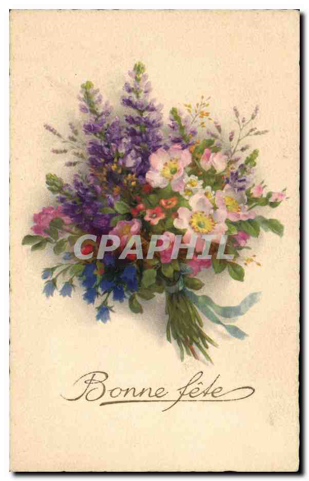 Fleurs - Flowers - Nice Bouquet - CPA 