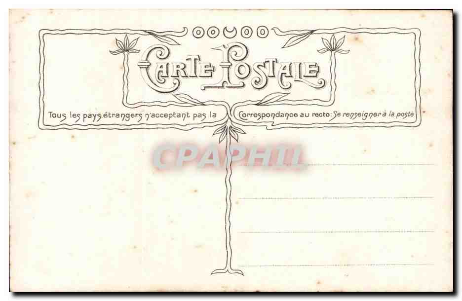 Fantaisie - Couple - Mariage - Marriage - CPA  — Rückseite