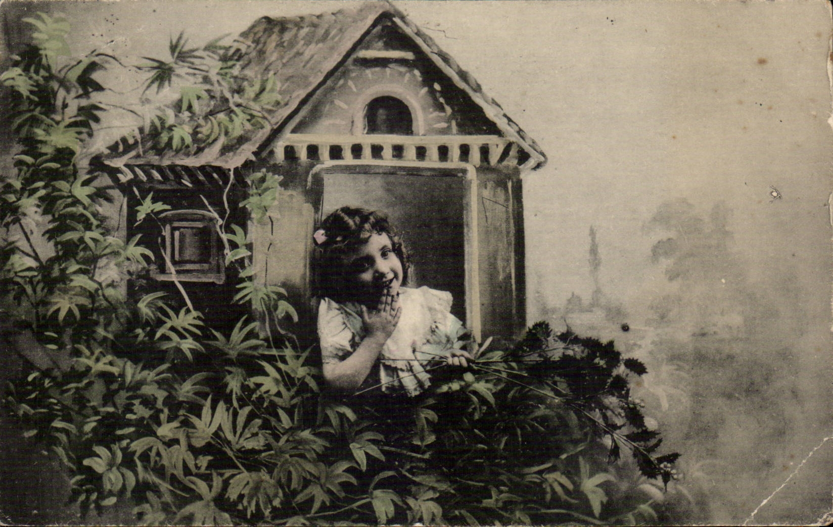 Fantaisie - Enfant - Sweet Little Girl CPA 