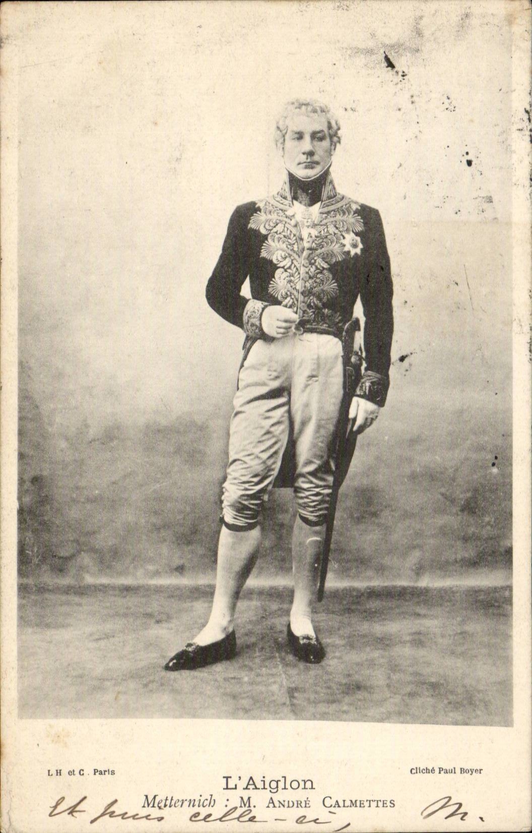 Der Egel — M. André Calmettes — L.H. et C. Paris