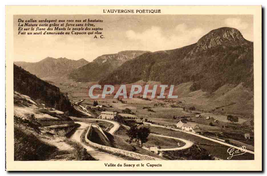 Tal der Sancy und der Capucin — Poetische Auvergne — J. Gouttefange (P. de-D.)