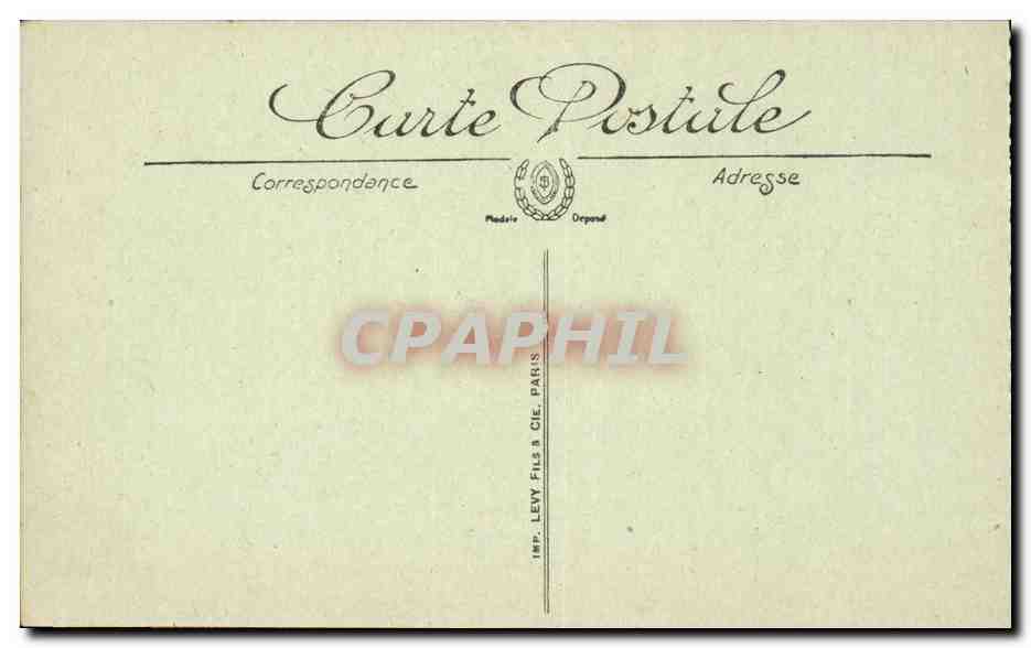Deauville - Rue Gontant Biron - automobile - busy city street - CPA  — Verso