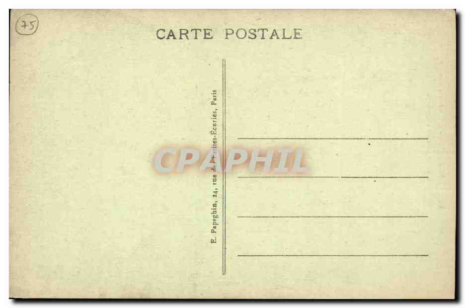 Paris - 4 - Notre Dame - Chimere - Gargoyle - CPA  — Verso