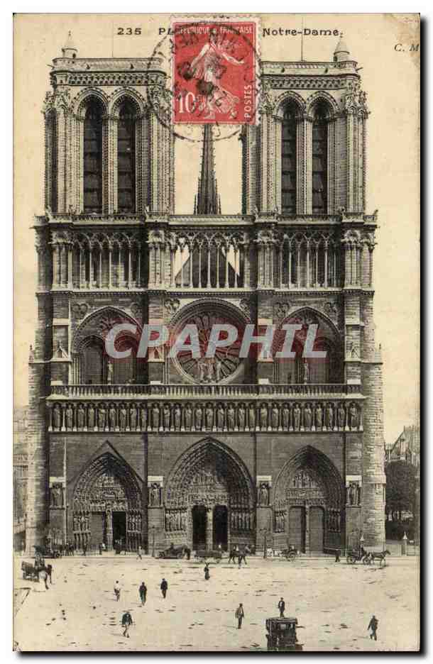 Paris - 4 - Notre Dame - CPA 