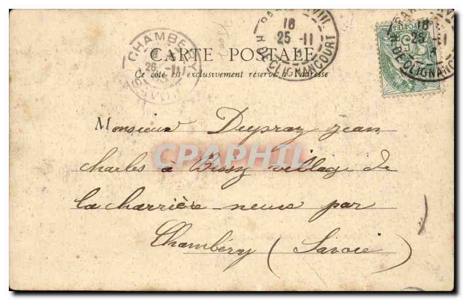 Paris - 7 - Hotel des Invalides - CPA  — Verso