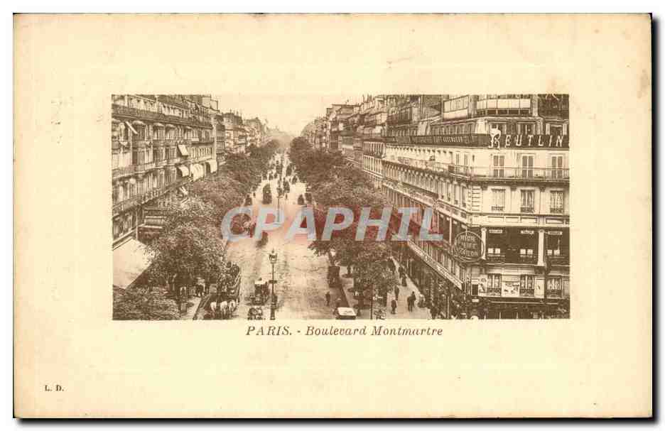 Paris - 18 - Boulevard Montmartre - CPA 