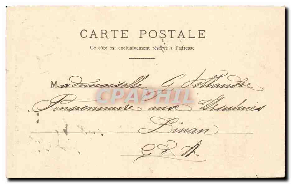 Paris - 18 - rue Saint Vincent - CPA  — Rückseite