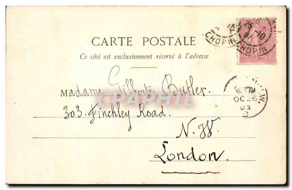 Paris - 16 - Mairie du XVI Arrondissement - CPA  — Rückseite
