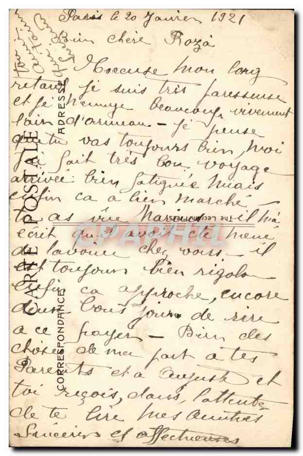 Paris - 8 - 60 Avenue Hoche - Paris Club - Knights of Colombus - CPA  — Verso