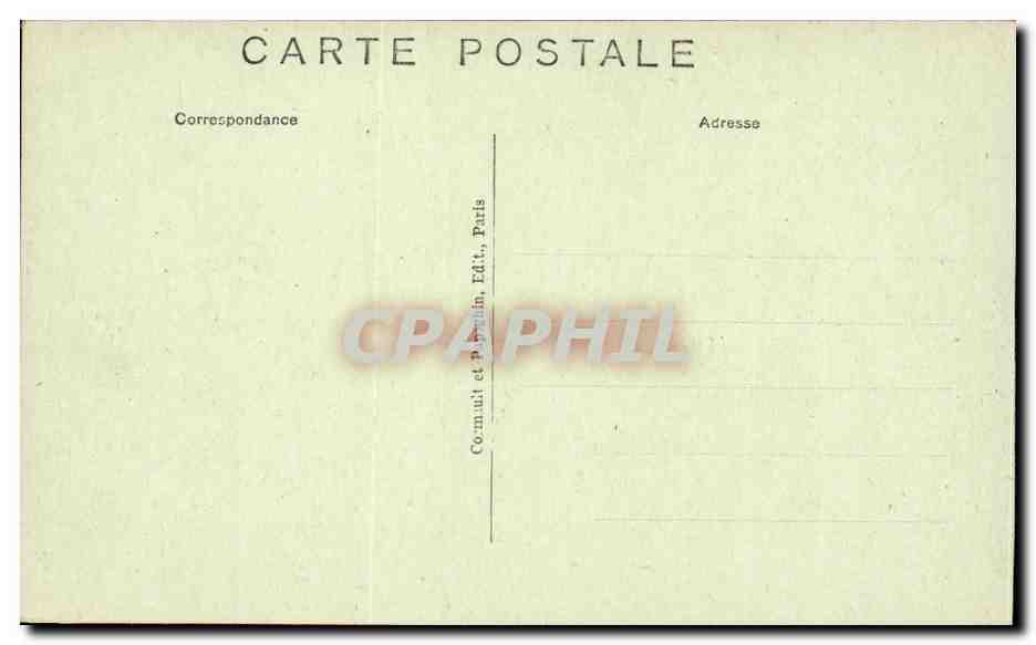 Paris - 5 - La Rue Soufflot et le Pantheon - CPA  — Rückseite
