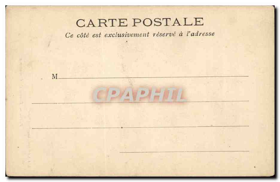 Paris - 1 - Bourse de Commerce - CPA  — Rückseite