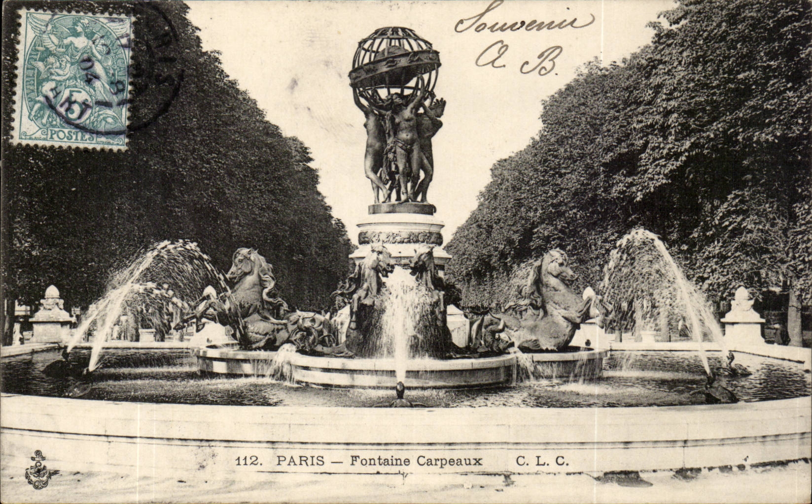 Paris - 6 - Fontaine Carpeaux - CPA 