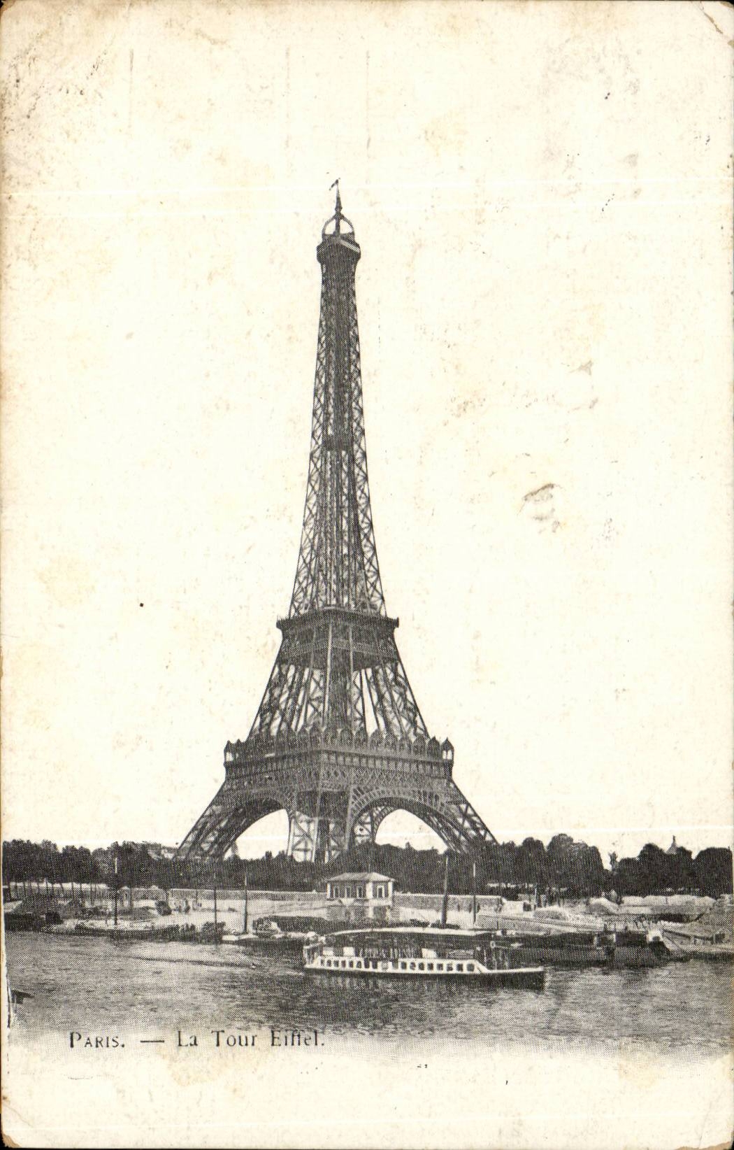 Paris - 7 - Tour Eiffel - Eiffe Tower - CPA 