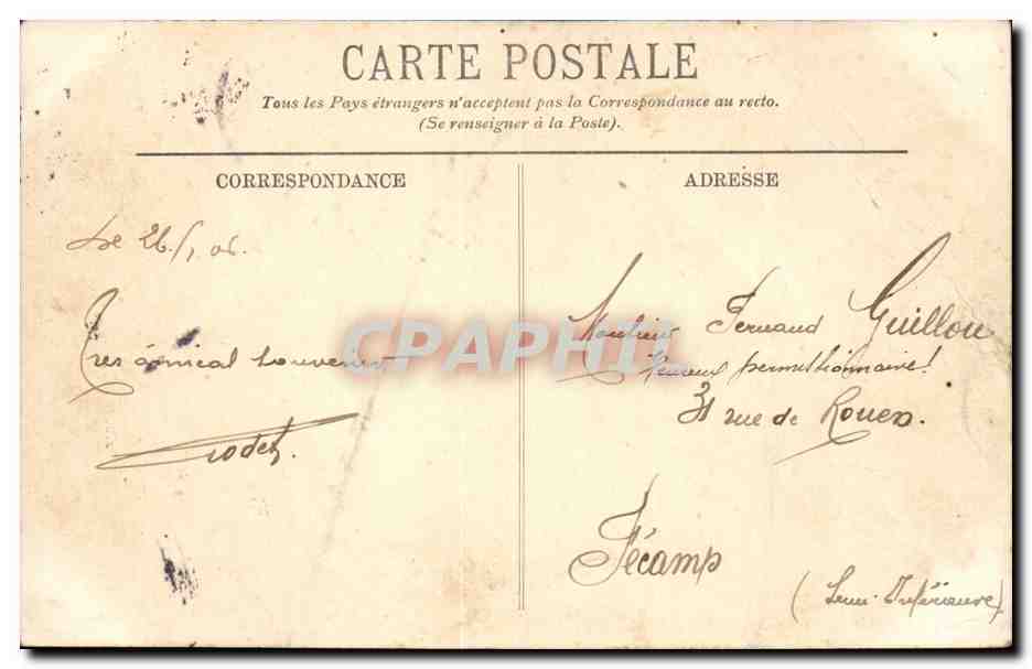 Paris - 10 - Le Boulevard Saint Denis - CPA  — Rückseite