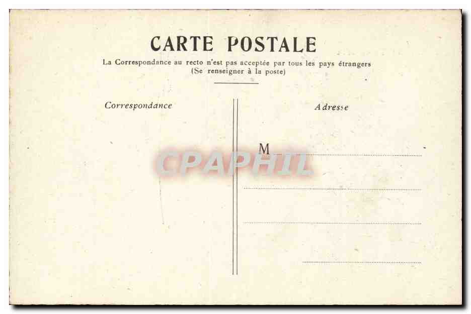 Paris - 16 - Le Palais du Trocadero CPA  — Rückseite