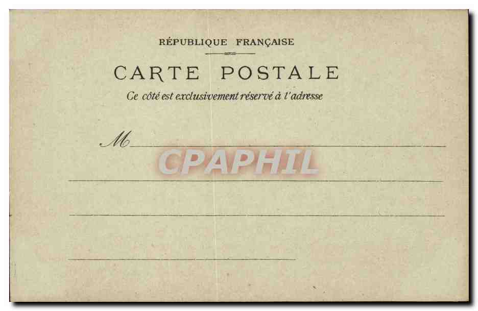 Paris - 16 - Le Palais du Trocadero CPA  — Rückseite