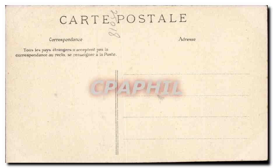 Paris - 18 - Calvaire de Montmartre - CPA  — Rückseite