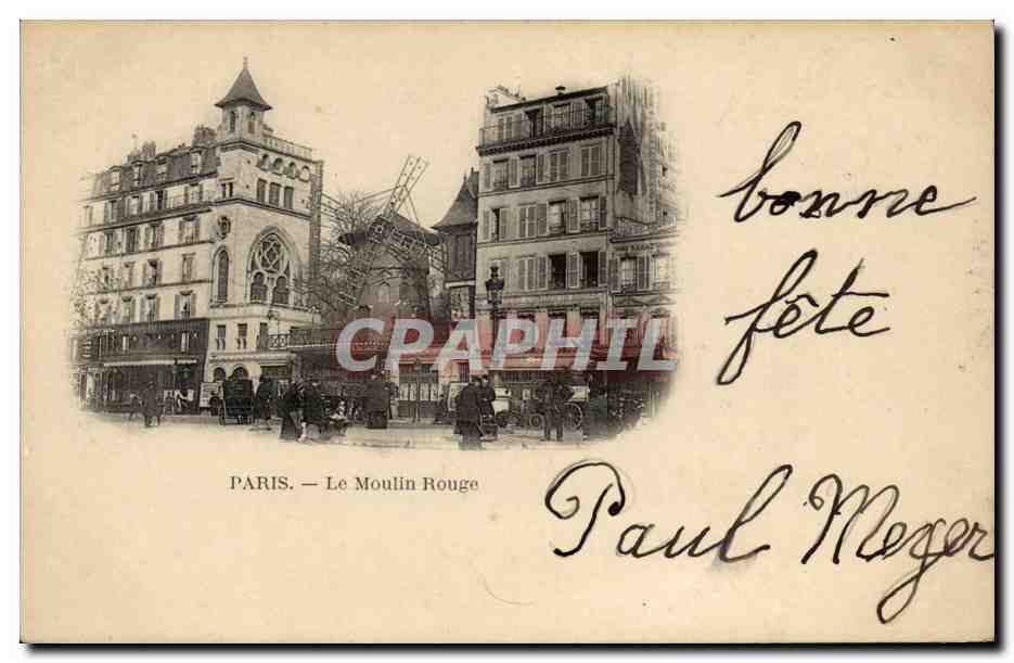 Paris - 18 - Le Moulin Rouge - The Red Mill - CPA 