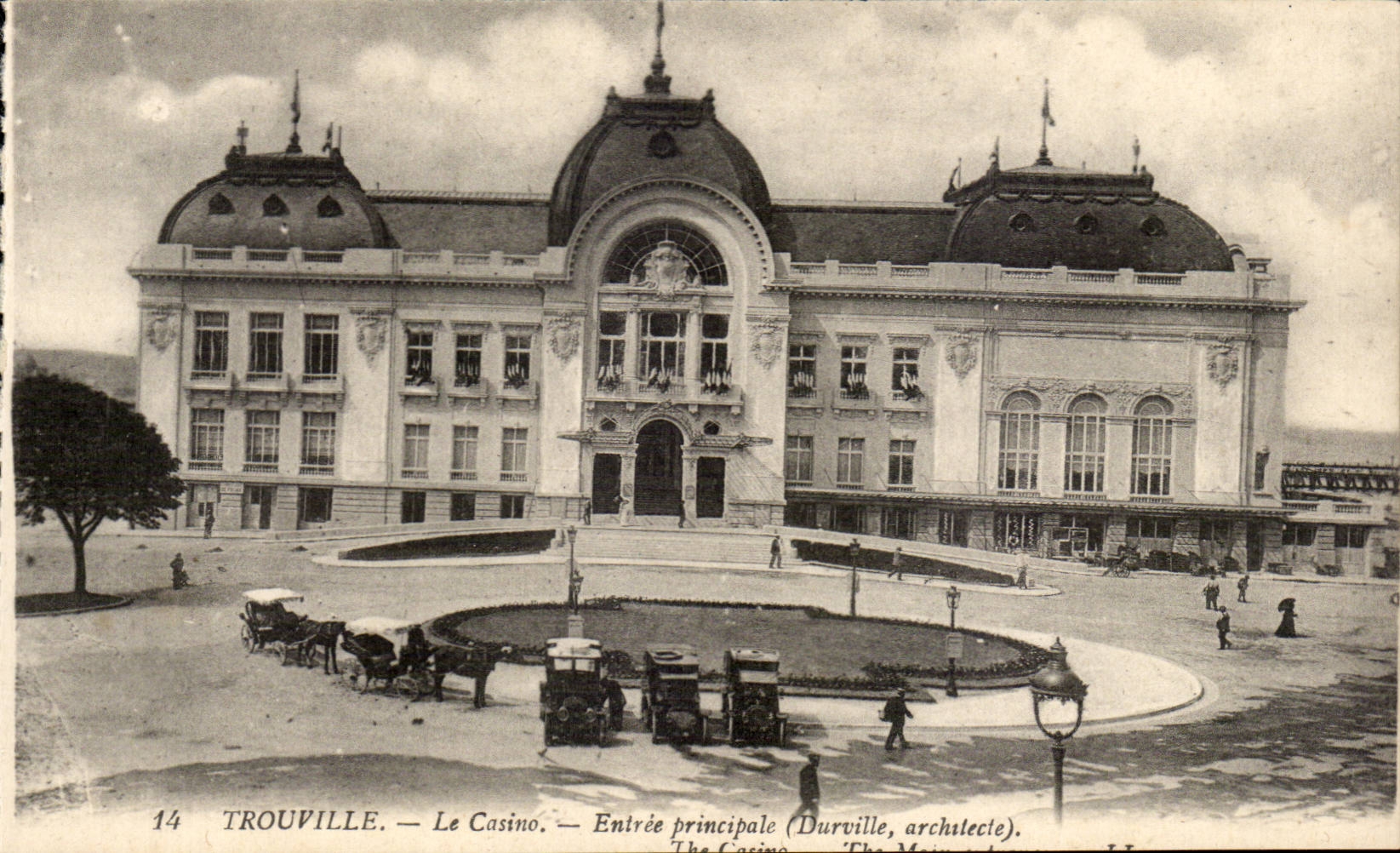 TROUVILLE — Le Casino — Entrée principale (Durville, architecte)