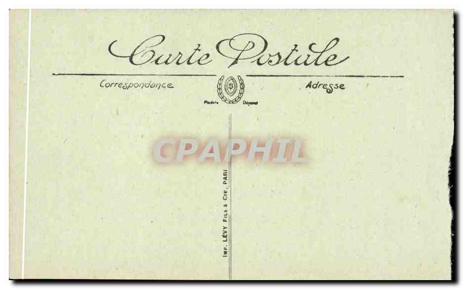 Trouville - Le Casino Salon - CPA  — Verso