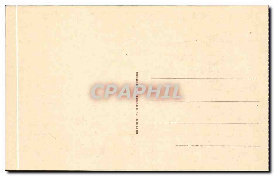 Lourdes - Calvaire du Lourdes - V Station - Simon aide Jesus a porter sa Croix - CPA  — Verso