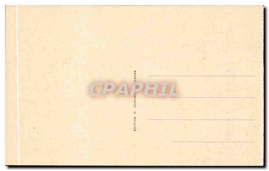 Lourdes - Calvaire du Lourdes - X Station - Jesus est depouille de ses vetements - CPA  — Verso