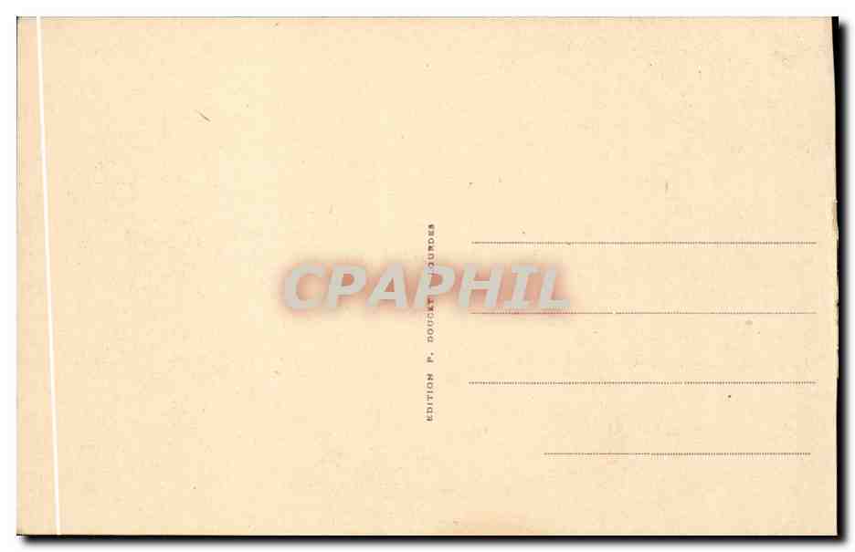 Lourdes - Calvaire du Lourdes - XIV Station - Jesus est remis dans le Sepulcre - CPA  — Verso