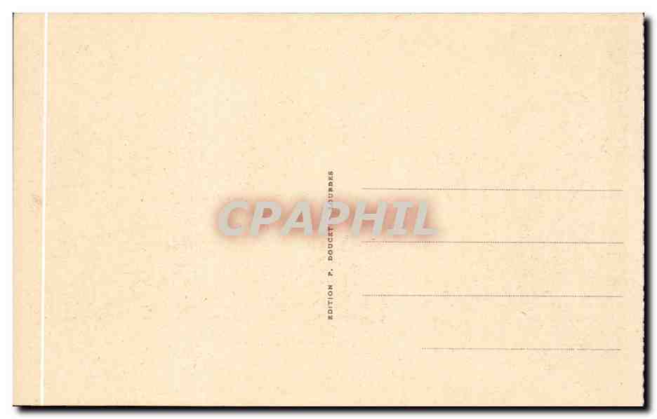 Lourdes - Calvaire du Lourdes - III Station - Jesus tombe sous le poids de sa Croix - CPA  — Verso