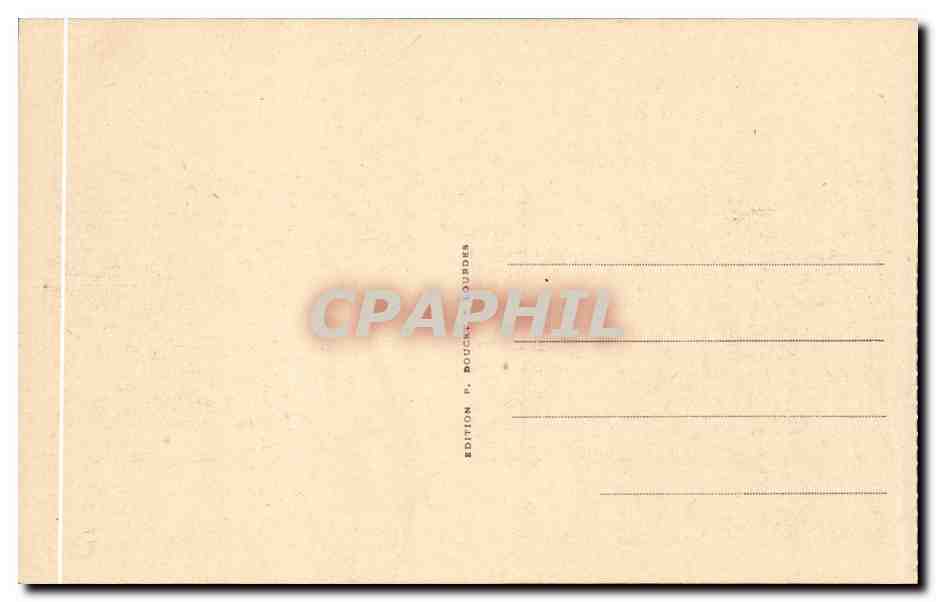 Lourdes - Calvaire du Lourdes - I Station - Premiere Station - CPA  — Verso
