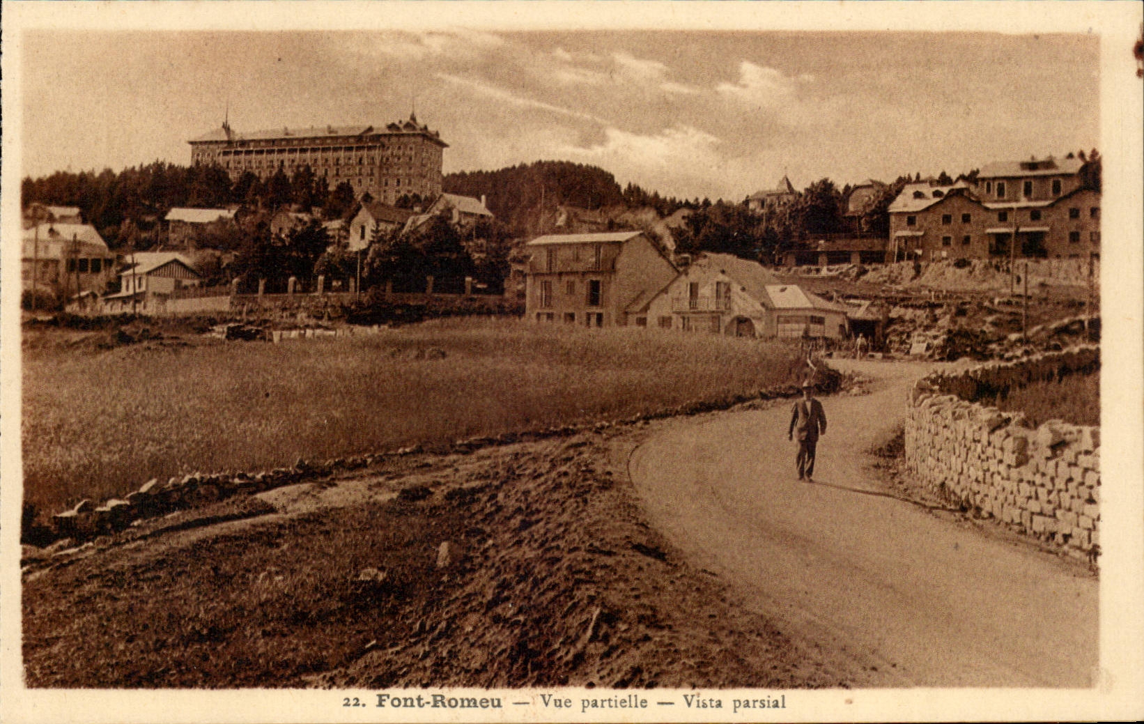Fort Romeu - Vue Partielle CPA 