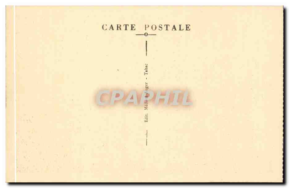 Environs de Porte - Ruines de l'Ancien Chateau CPA  — Rückseite