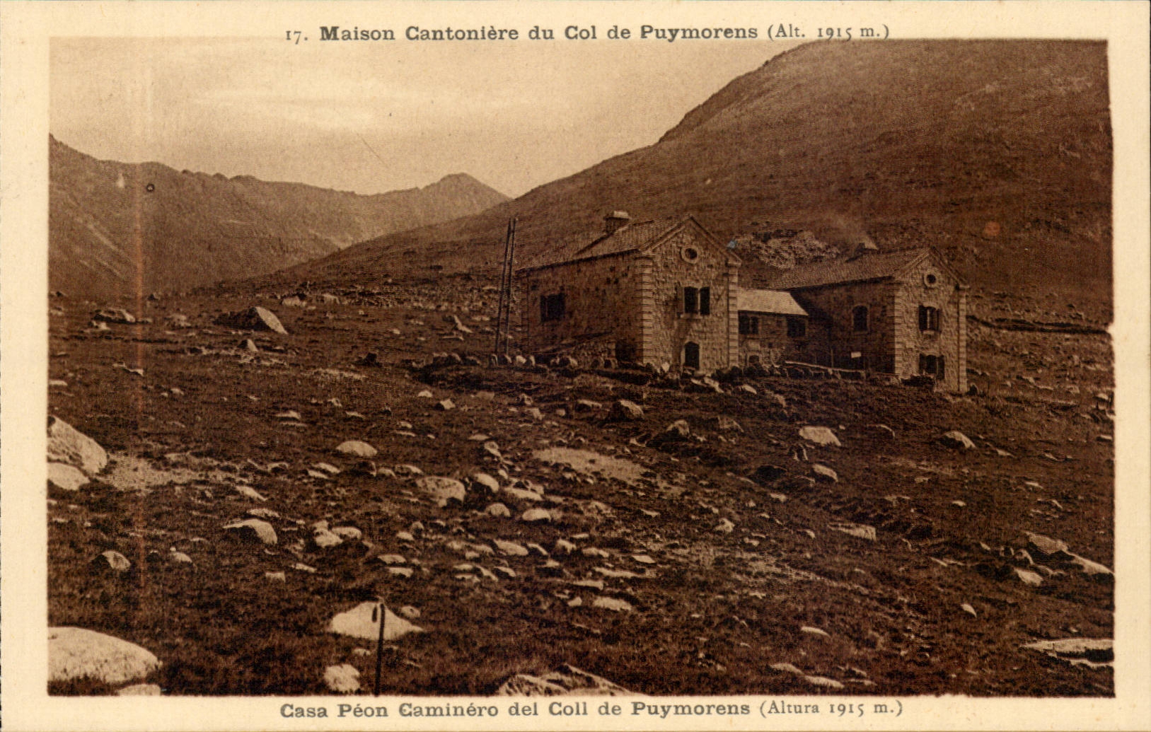 Maison Cantoniere du Col de Puymorens alt 1915 CPA 