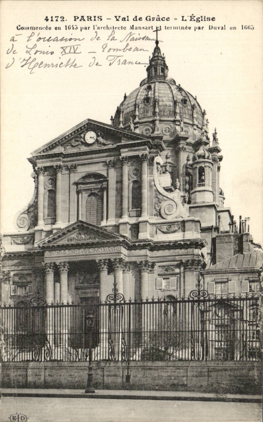 Paris - 5 - Val de Grace - L'Eglise - CPA 