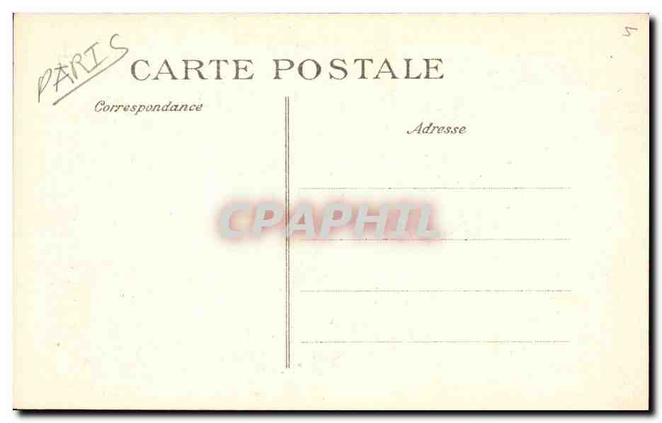 Paris - 5 - Val de Grace - L'Eglise - CPA  — Rückseite
