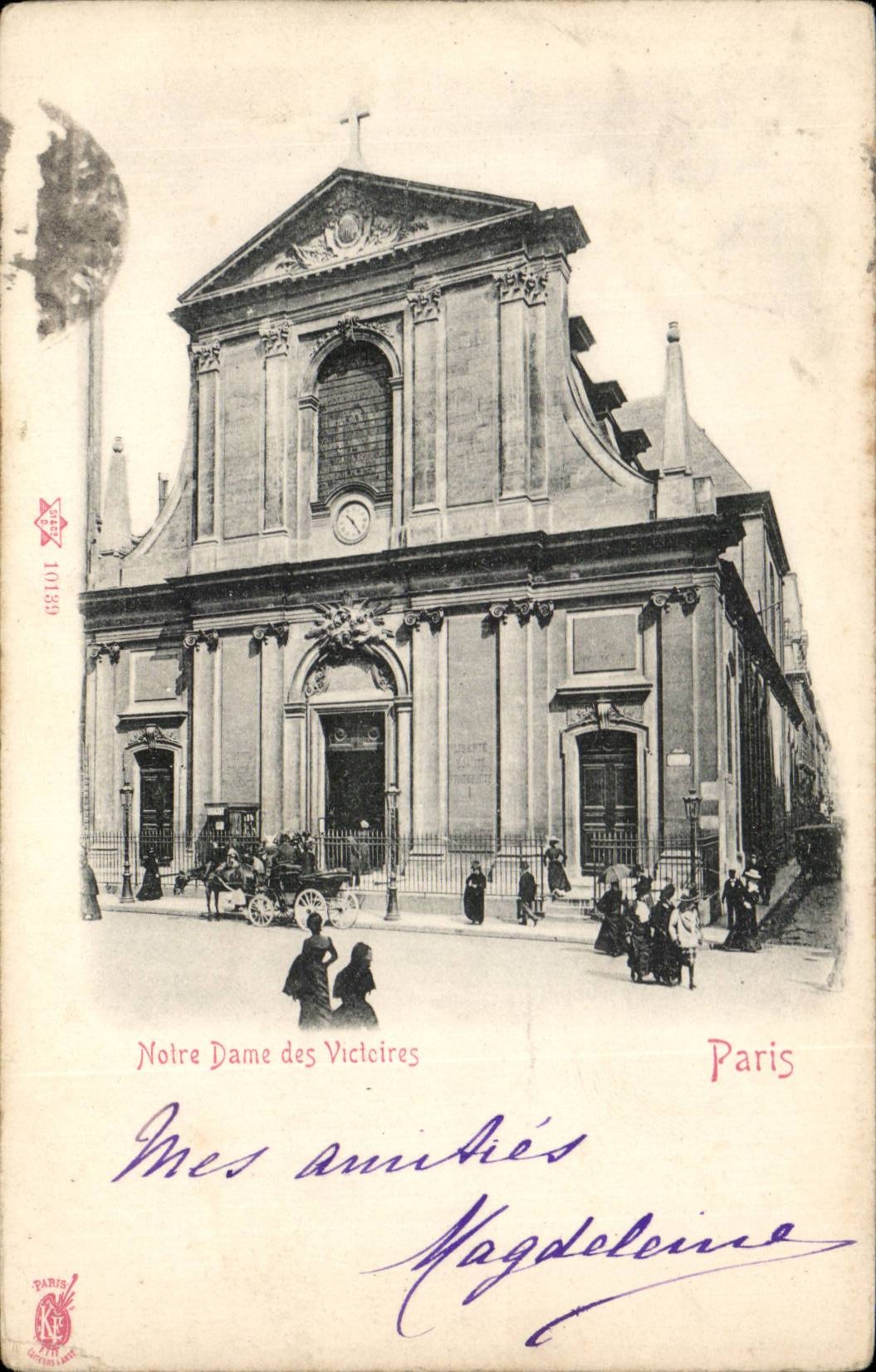 Paris - 2 - Notre Dame des Victoires - CPA 
