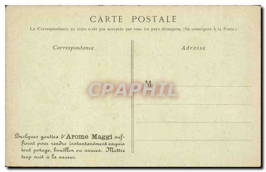 Paris - 8 - Eglise Saint Augustin CPA  — Verso