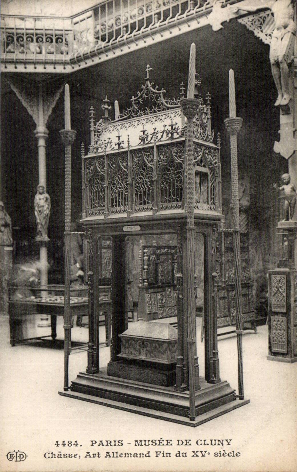 Paris - 5 - Musee de Cluny - Chasse - Art Allemand fin du XV siecle CPA 