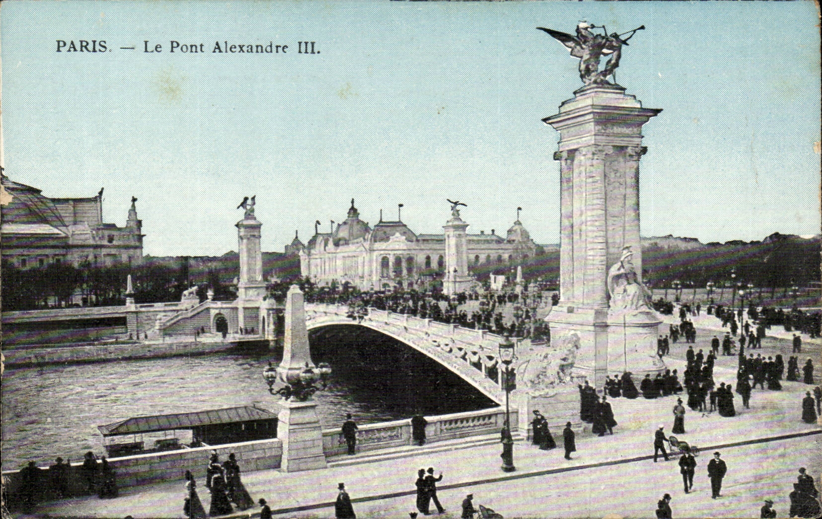Paris - 7 - Le Pont Alexandre III - bridge CPA 