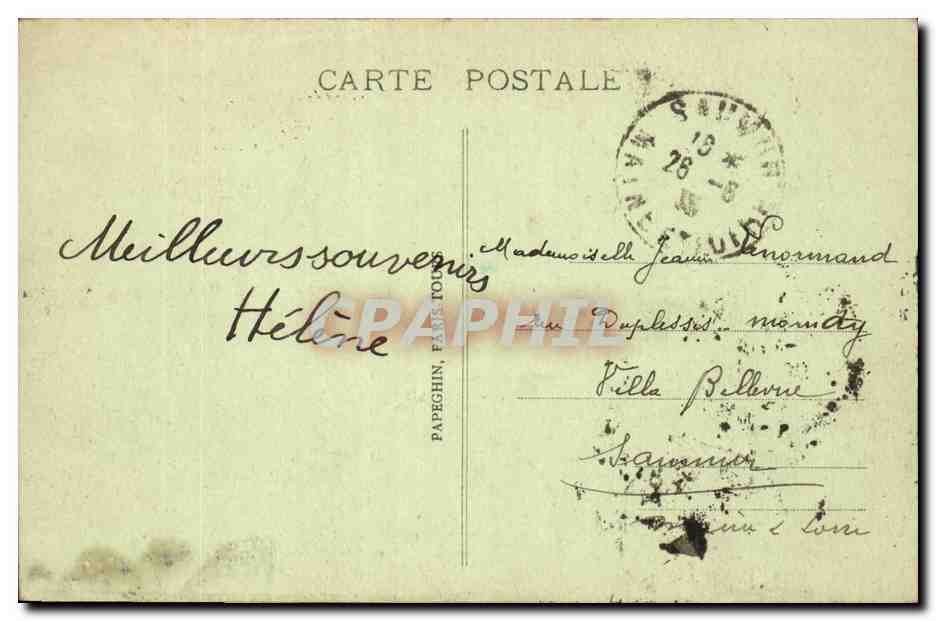 Paris - 8 - Place de la Concorde - Les Fontaines et l'Obelisque - CPA  — Rückseite