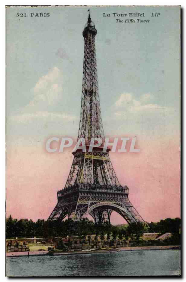 Paris - 7 - Tour Eiffel - Eiffel Tower - CPA 